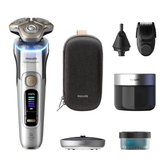Philips - i9000 Prestige Ultra SkinIQ Pro乾濕兩用電鬚刨 | XP9404/38 XP9404_38_A
