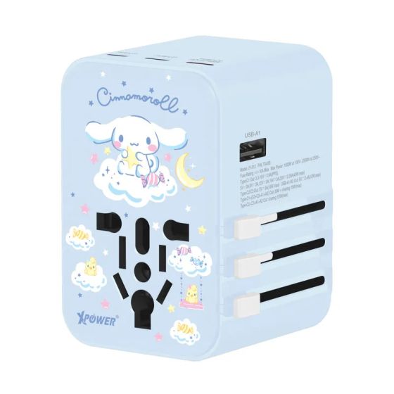 XPower X Cinnamoroll TA45B 45W 6輸出PD3.0/PPS旅行充電器