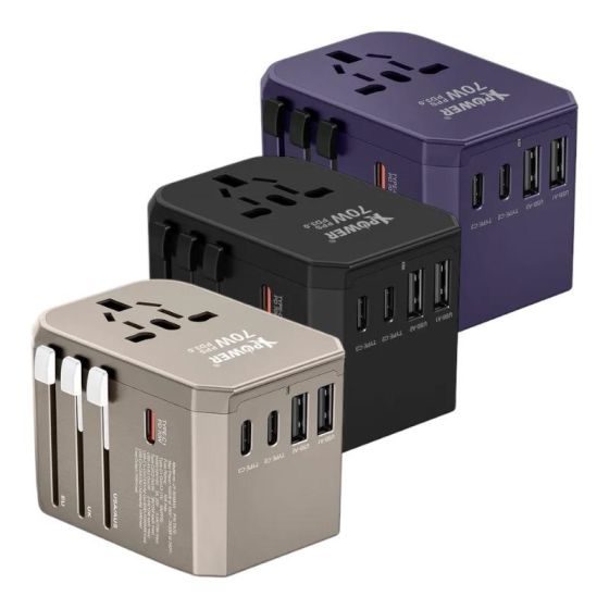 XPower - TA70 6輸出PD/PPS 70W Gan 旅行充電器 [多種顏色]