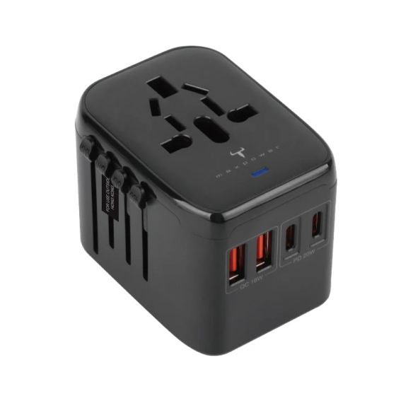 2theMax - YF120PD 20W USB-C 4-Port Travel Power Adaptor
