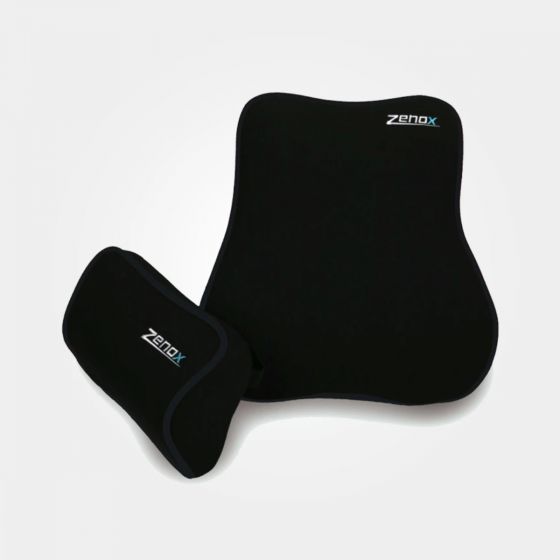 Zenox - 記憶海綿頭枕腰枕套裝 (黑色)