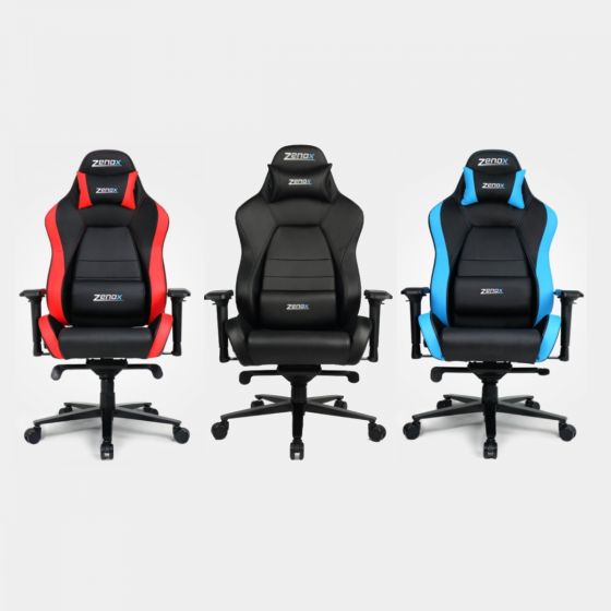 Zenox - Jupiter Series 木星系列電競椅 (黑色 / 天藍色 / 紅色) CR-Z-8316_all
