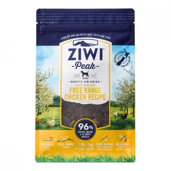 Ziwipeak - 風乾狗糧 - 放養雞配方 (1公斤 / 2.2磅) #594801 ZIWI_ADC1000