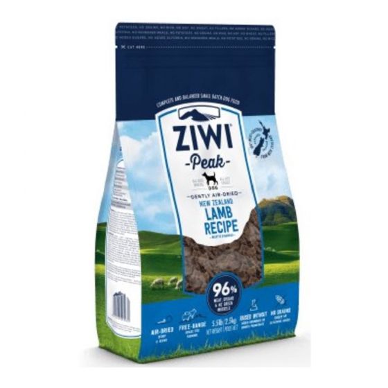 Ziwipeak - 風乾狗糧 - 羊肉配方 (2.5公斤 / 5.5磅) #592982 ZIWI_ADL2500