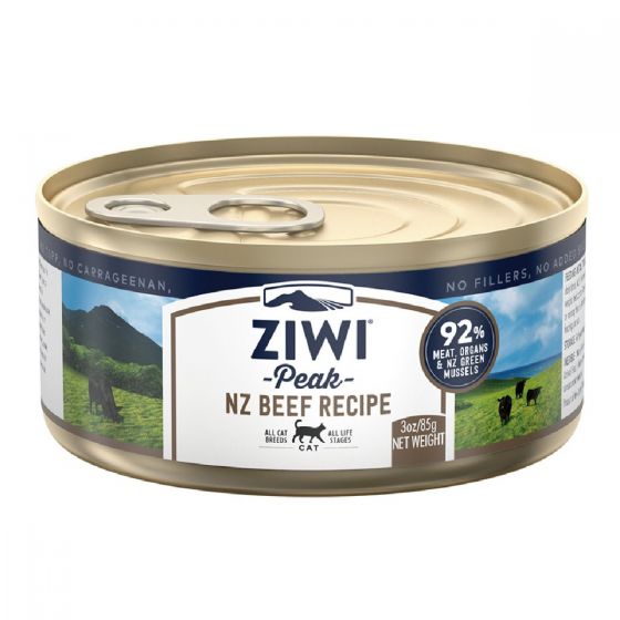 Ziwipeak - 鮮肉貓罐頭 - 牛肉配方 (85g / 3oz) #594504 ZIWI_CCB85