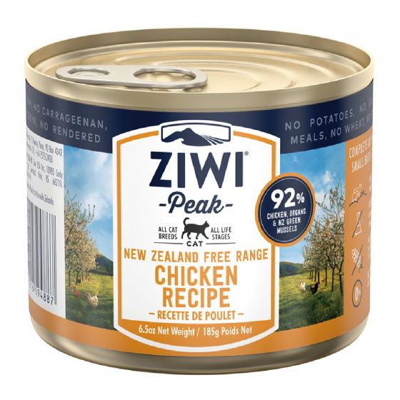 Ziwipeak - 鮮肉貓罐頭 - 放養雞配方 (185g / 6.5oz) #594887 ZIWI_CCC185