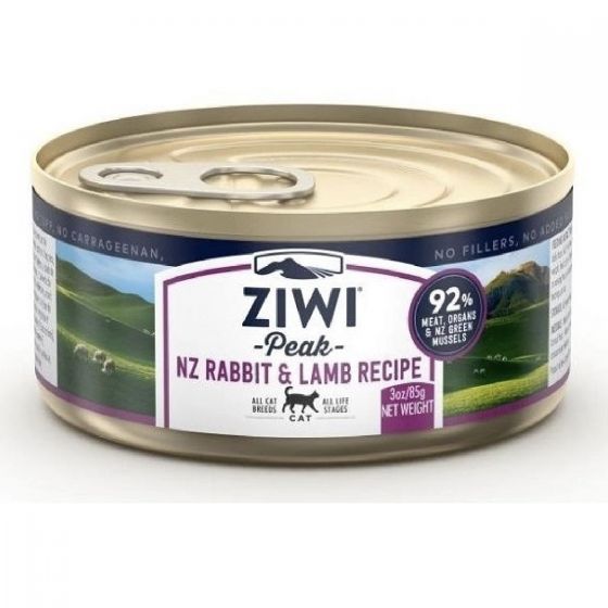 Ziwipeak - 兔肉&羊肉 | 貓罐頭 (85g) #594627 ZIWI_CCRL85