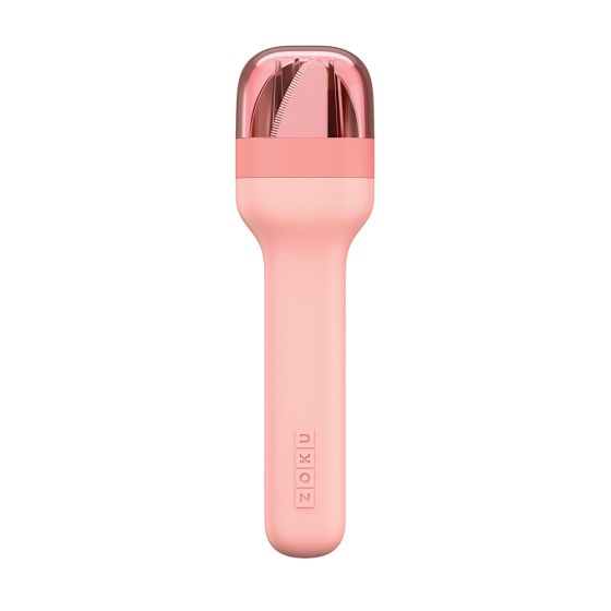 ZOKU - 不鏽鋼便攜式餐具套裝(包括匙羹、叉、刀) (炭灰色/桃紅色/湖水綠)