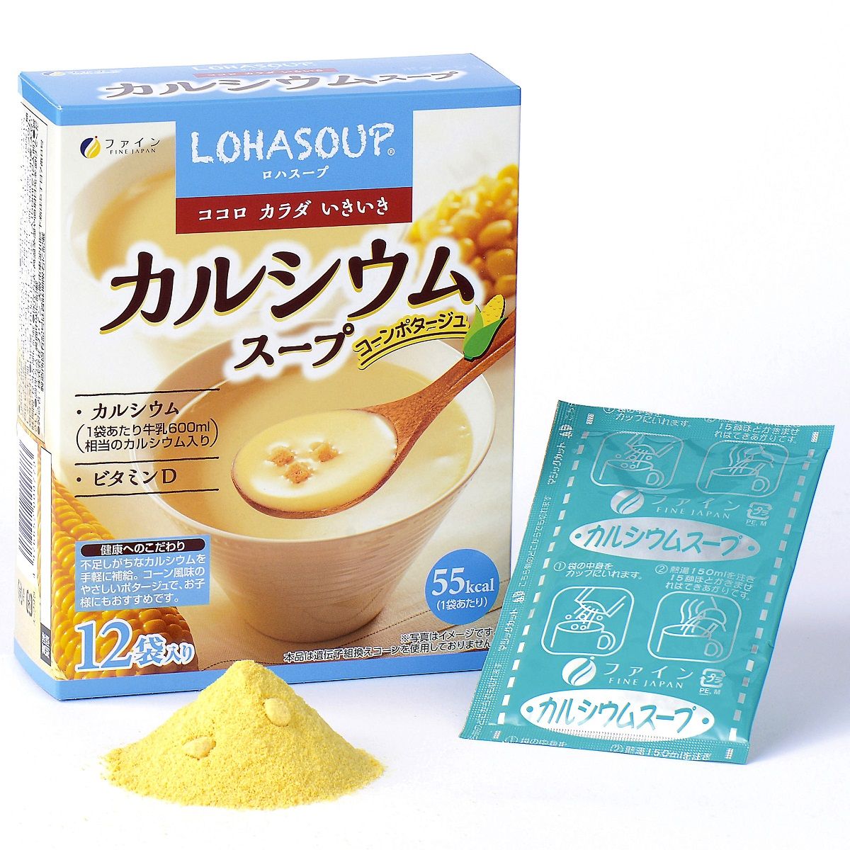 12　Fine　The　Shopping　x　(15g　Japan　Calcium　180g　Soup　Japanese　–　sachets)　Club