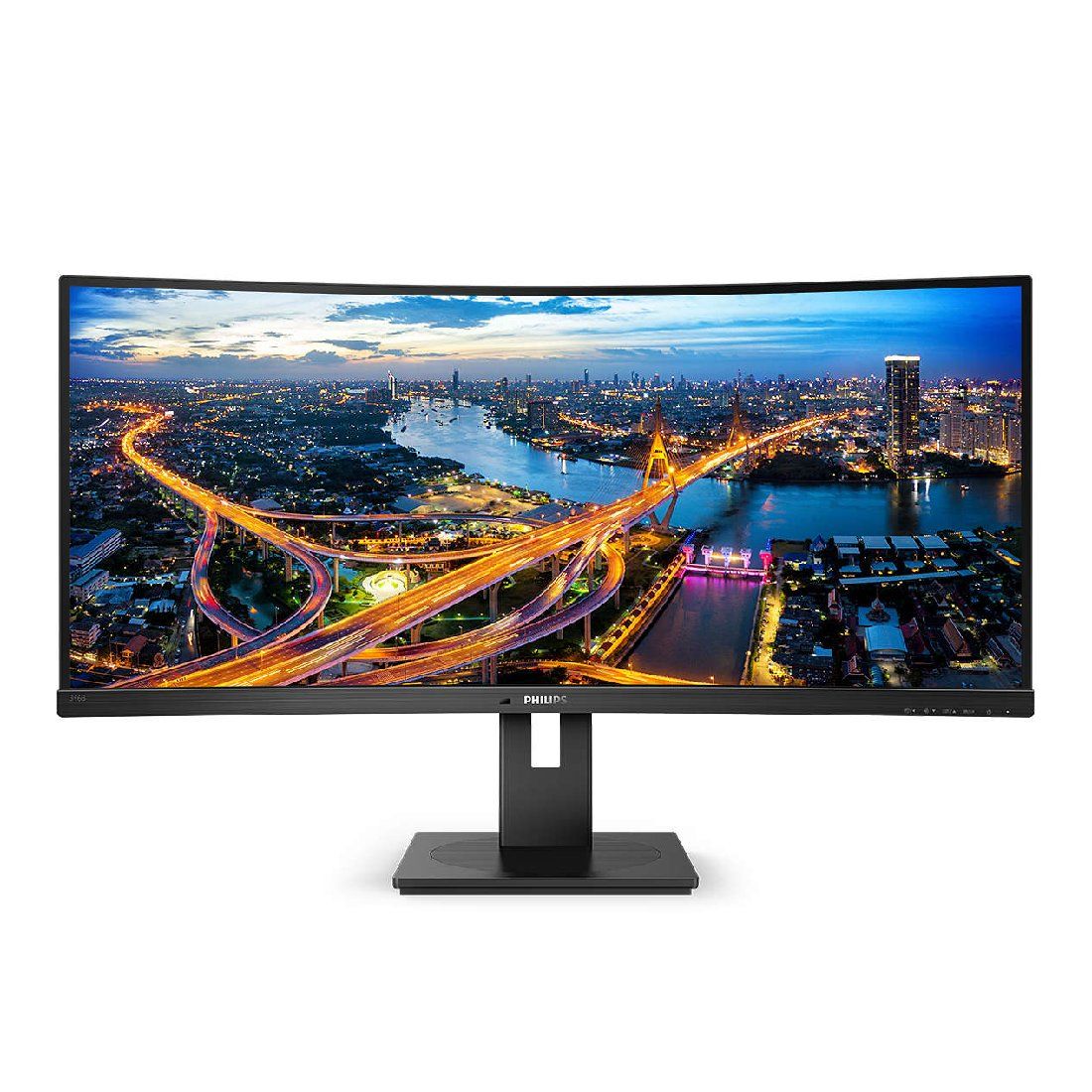 Philips - 34吋B系列UltraWide QHD 曲面LCD顯示器配備USB-C底座346B1C