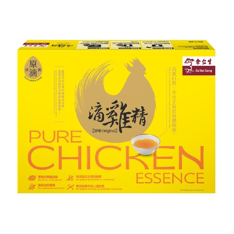 余仁生 鶏精 ピュアチキンエッセンス 60ml×10袋 Eu Yan Sang 余仁生原味滴雞精10'S 74014