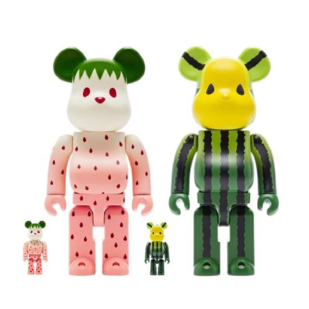 Be@rbrick - Clot Yellow Watermelon + Snow Strawberry Set 400%+100 