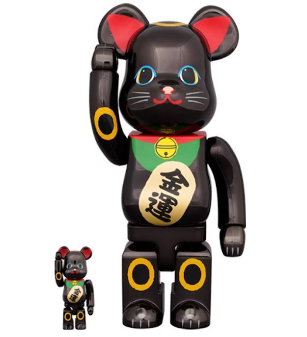 Be@rbrick - Maneki Neko Black Gold Luck 400%+100%|The Club – Rewards