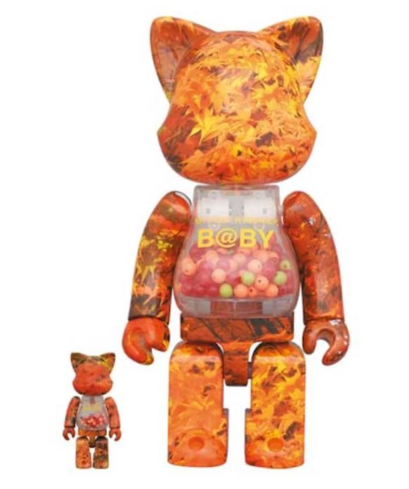 Be@rbrick - My First Nyabrick Baby Autumn Leaves Ver. 400%+100 