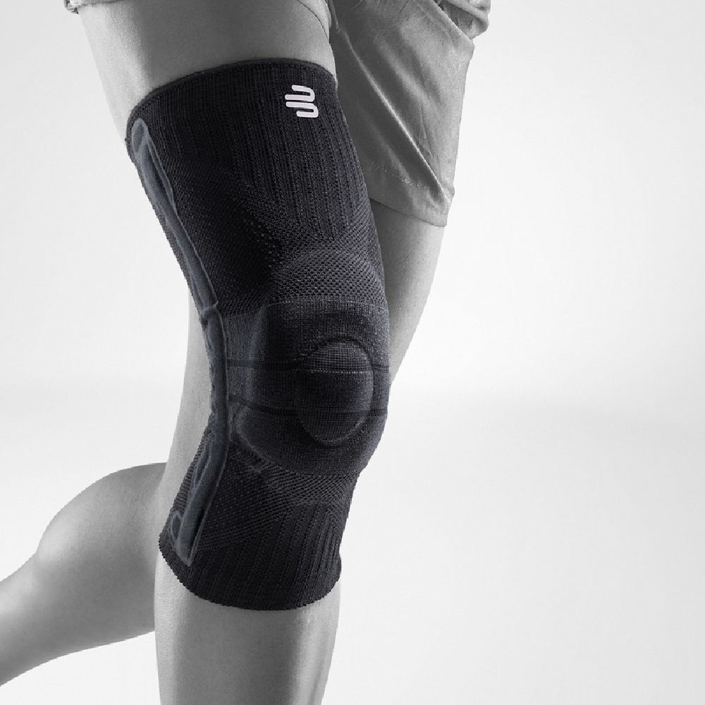Bauerfeind - SPORTS KNEE SUPPORT - ALL BLACK - XS / S / M / L / XL