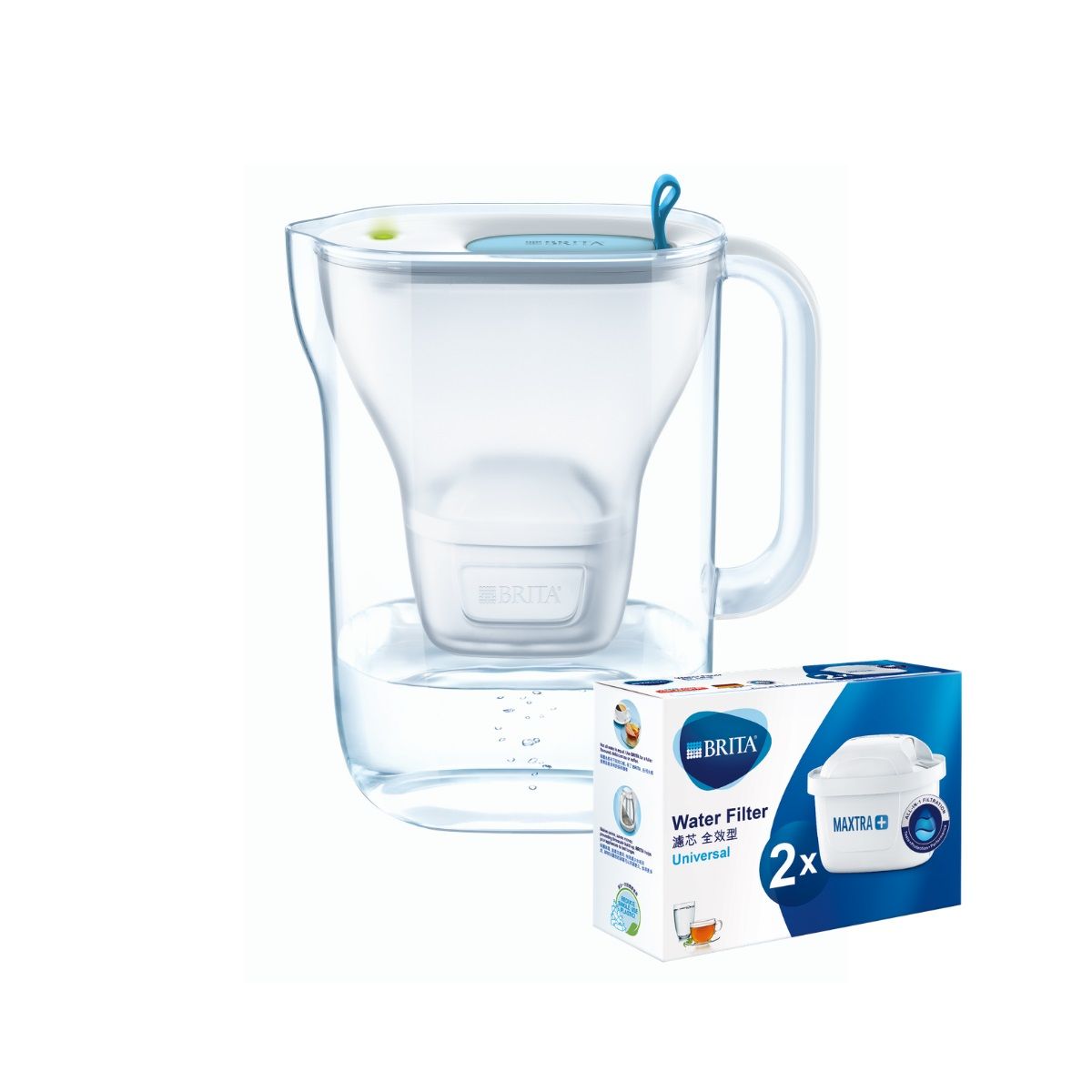 BRITA Style Water Filter Jug Blue 2.4L