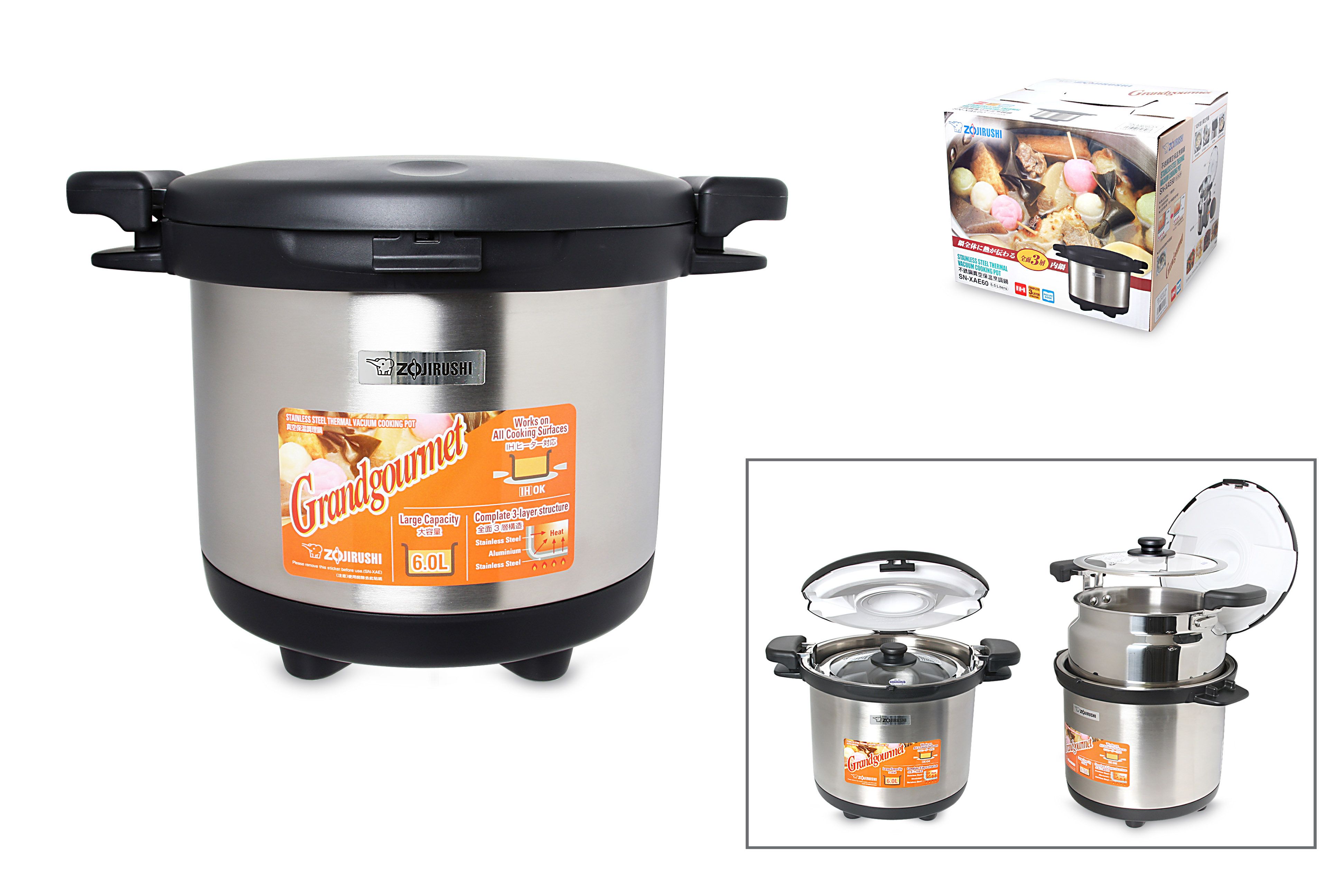 Stainless Steel Thermal Vacuum Cooking Pot SN-XAE60/80 – Zojirushi Online  Store