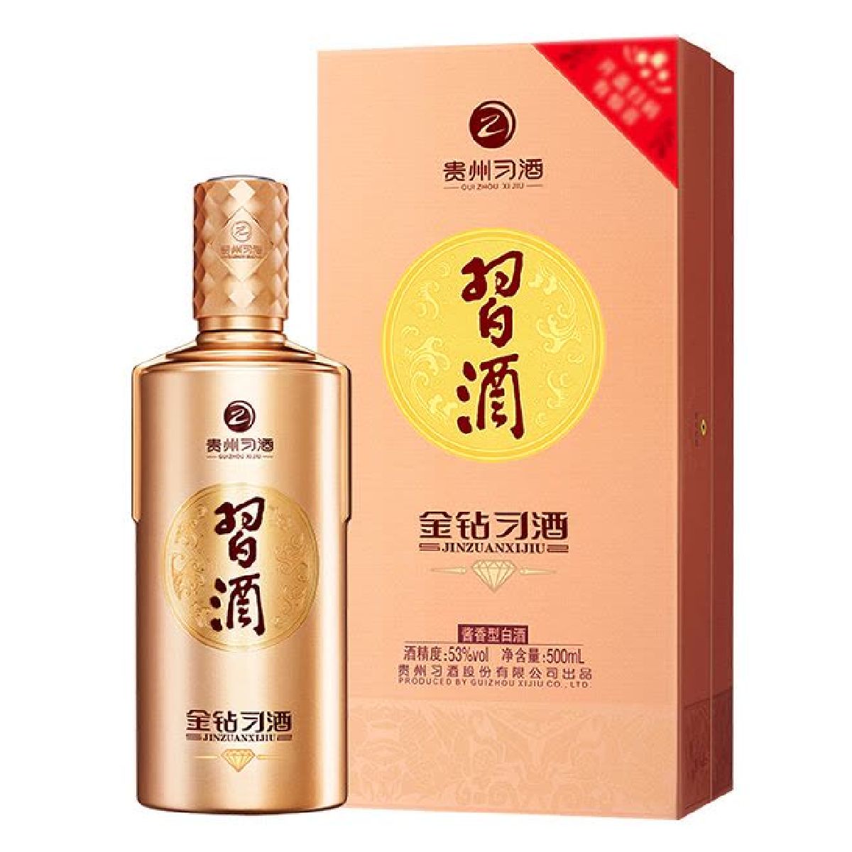 貴州習酒金鑽習酒53% 醬香型500ml | The Club – Shopping