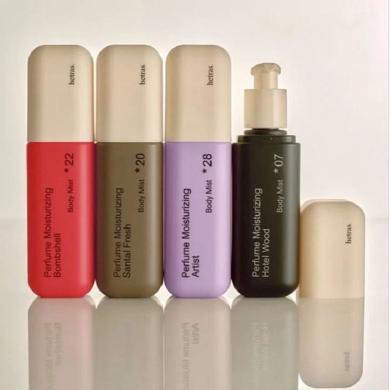 Hetras - 2pcs Set - Double Shot Perfume Body Mist 120ml [Multi