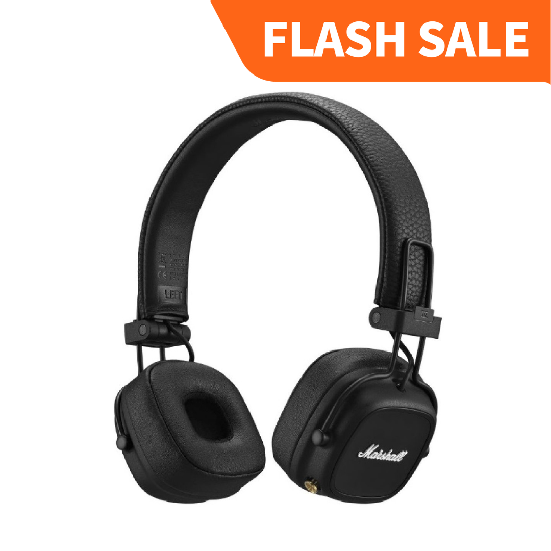 Marshall MAJOR IV BLUETOOTH Headphones (BLACK)