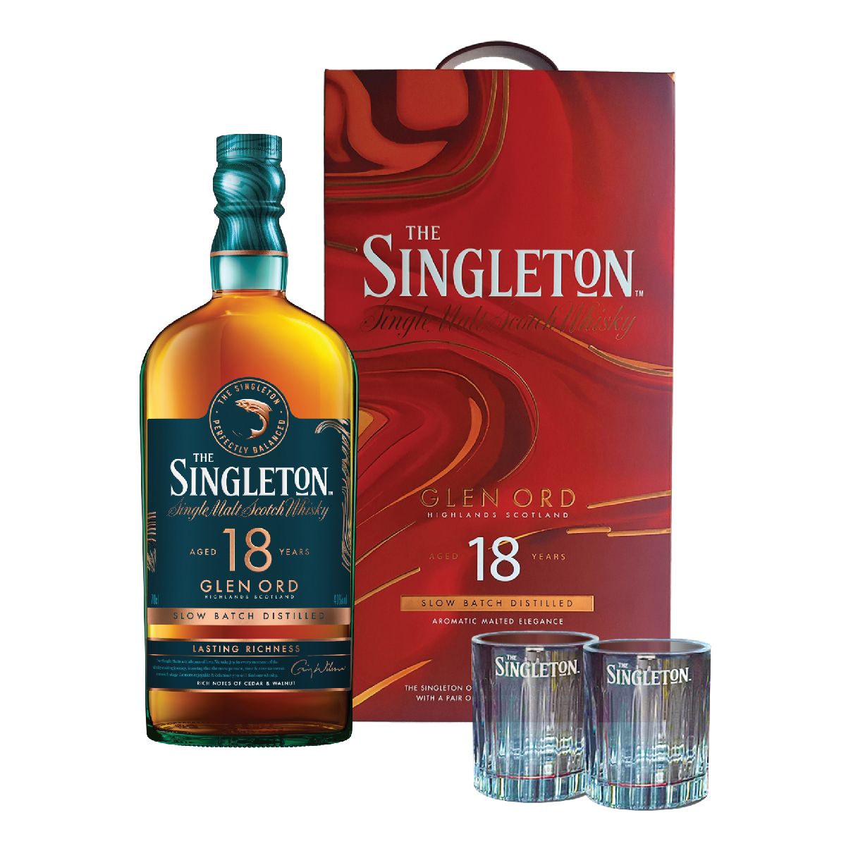The Singleton 18YO with Glasses Set | The Club – Rewards