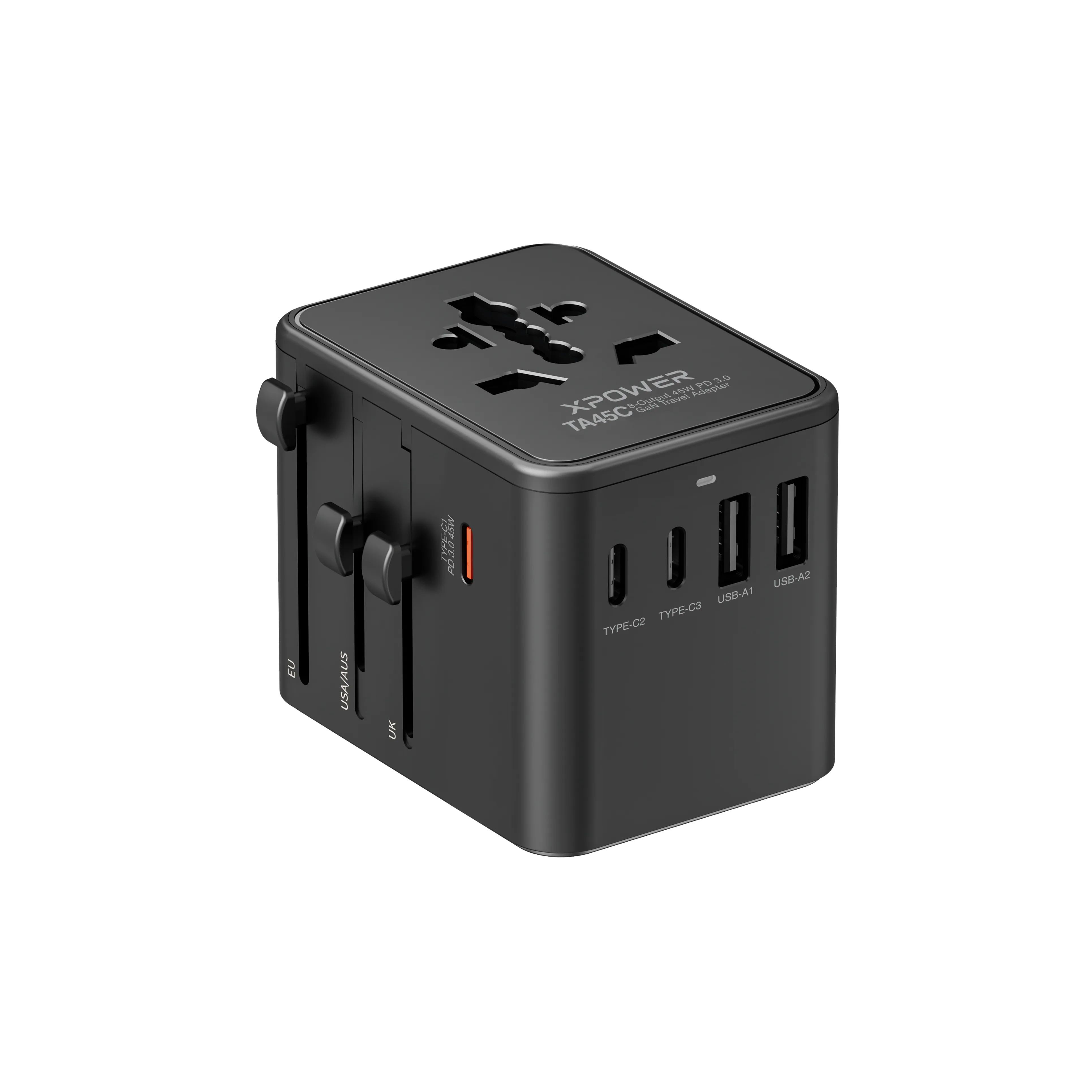 XPower TA45C 8 Output PD3.0 45W GaN Travel Adapter | The Club