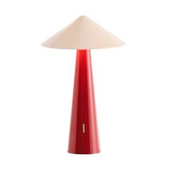 HOMELESS - Fine Lumens Tipsy 無線便攜檯燈 (Powder Pink/Dark Red)