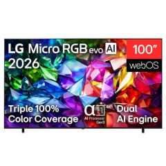 LG - 100" Micro RGB evo AI MRGB96 4K Smart TV 2026 (100MRGB96BC) 100MRGB96BC