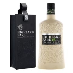 Highland Park 15YO Viking Heart Single Malt Whisky w/ leather bag 10202377