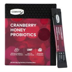 Comvita 康維他 - 蔓越莓蜂蜜益生菌固體飲品15條 105441