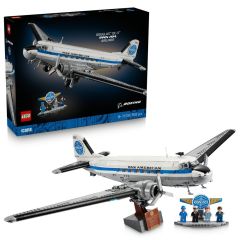 LEGO® Icons 11378 Douglas™ DC-3™ PAN AM® Airliner (Airplane,Home Decoration,Bricks,Gift)