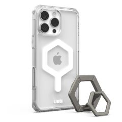 UAG - Plyo iPhone 16 Pro Max Case - Ice White + Titanium Ring Stand 1144811BV01