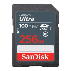 SanDisk - Ultra SD 256GB 100MB/S Memory Card (SDSDUNR-256G-GN3IN) 159-18-00122-1