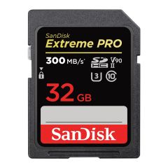 SanDisk - Extreme PRO SDHC UHS-II 300MB/s Memory Card 159-18-00127-all
