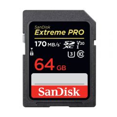 159-18-DXXY64-C SanDisk Extreme PRO UHS-1 170MB/s Memory Card (SDSDXXY-GN4IN)