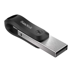 SanDisk - iXpand Go Flash Drive - 64GB USB 3.0 (SDIX60N-064G-GN6NN)