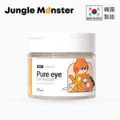 Jungle Monster - Pure Eye One Clear Pad Tear Stain Remover Wipes with Toner (70 pads) 2200200