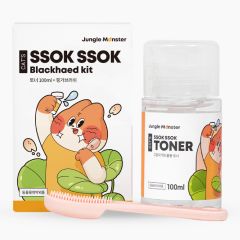 Jungle Monster - SSOK SSOK Cat's Feline Acne & Blackhead Kit (Toner & Finger Brush) 100ml 2200204