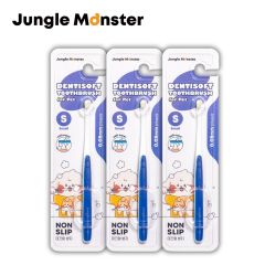 Jungle Monster - Dentisoft 小型犬 / 貓咪 極細密軟毛寵物牙刷 3件裝 2200256