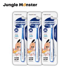 Jungle Monster - Dentisoft Toothbrush Medium For Cat and Dog 3PCS Set 2200257