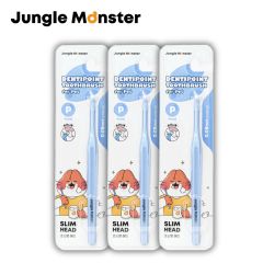 Jungle Monster - Dentipoint 寵物5mm極細密軟毛牙刷 3件裝 2200406