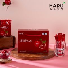 HARU Health - 韓國超低分子膠原蛋白紅石榴啫喱棒 便利禮盒裝 20g x 30包裝 2500024