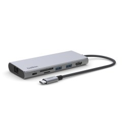 Belkin Connect USB-C® 7 合 1 多埠轉接器 (INC009BTSGY) [預計送貨時間: 7-10工作天]
