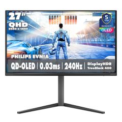 PHILIPS - EVNIA QD-OLED 27M2N6500L 27" 2K QHD 240Hz Gaming Monitor 27M2N6500L