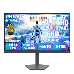 PHILIPS - EVNIA 27M4N5500PT 27" Fast IPS Triple Mode 2K 275Hz / FHD 360Hz / HD 540Hz Gaming Monitor 27M4N5500PT