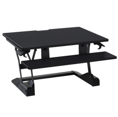 Ergotron WorkFit-TS Compact Desk Converter 顯示器及鍵盤支架 - 黑色 (33-447-921) [預計送貨時間: 7-14工作天]