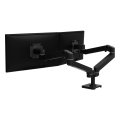 Ergotron LX PRO Dual Side-by-Side Arm 雙螢幕並排支架 (黑色) (45-686-292) [預計送貨時間: 7-14工作天]