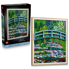 LEGO® ART 31220 Claude Monet – Bridge over a Pond of Water Lilies (Creative,Decoration,Bricks,Gift)