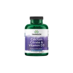 Swanson Calcium Citrate & Vitamin D3 250 tabs 3194771-B