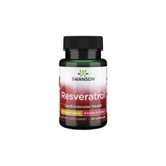 Swanson Resveratrol - Higher Potency 250 mg 30 caps 3194851-B